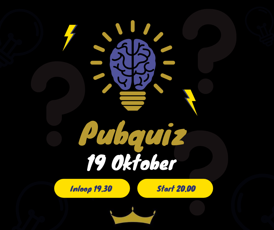 Lees meer over het artikel Pubquiz 19 oktober 2023