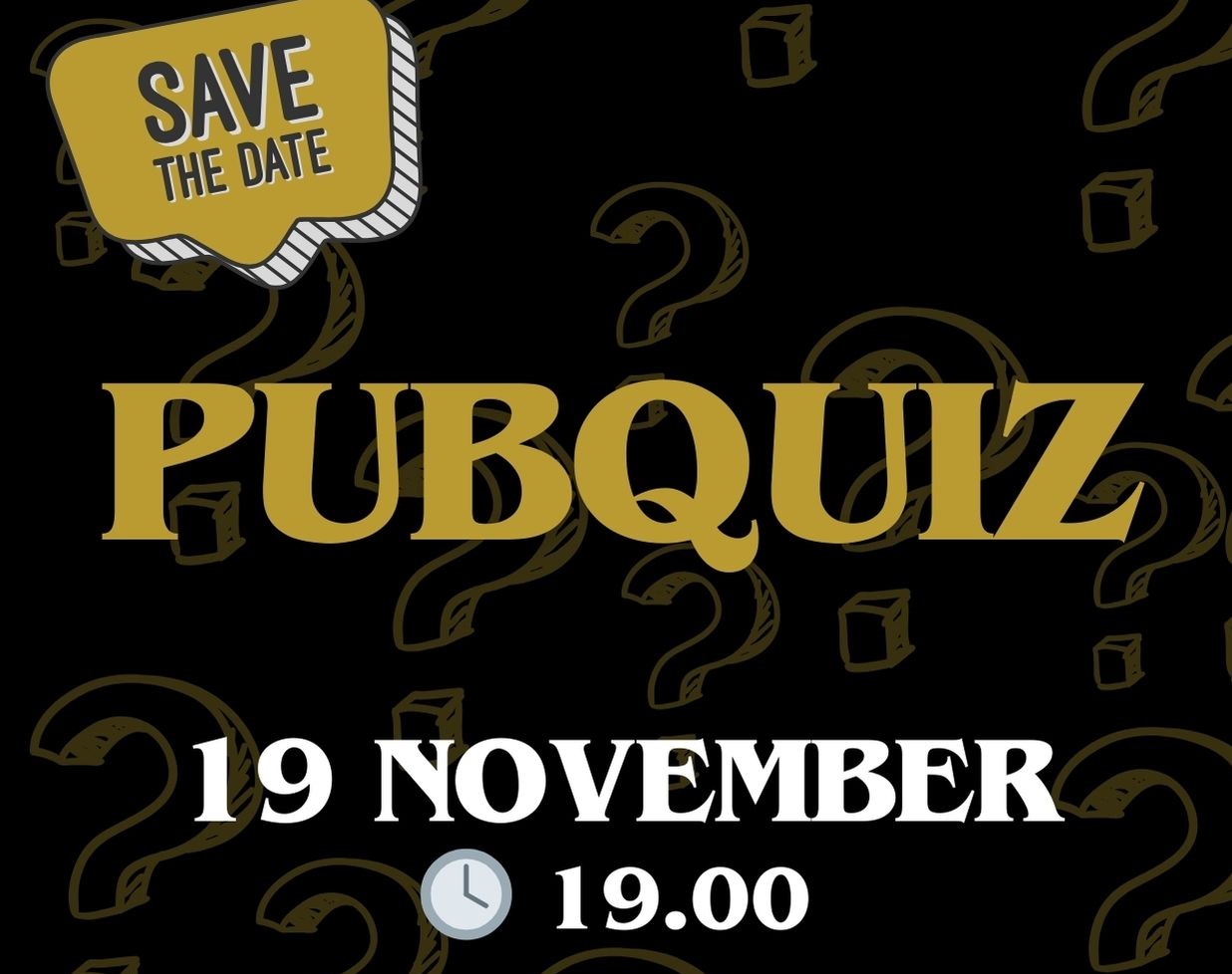 Lees meer over het artikel Pubquiz 19 november 2023